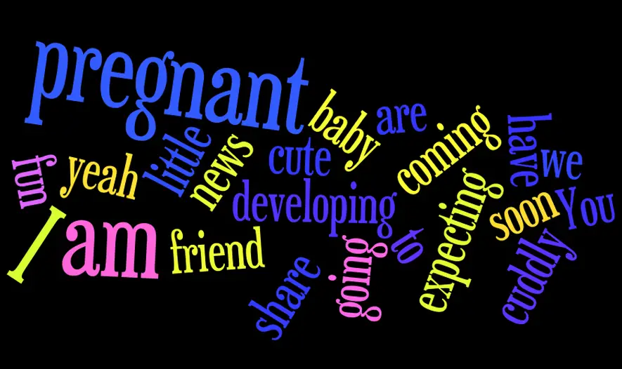 Pregnancy Word Cloud