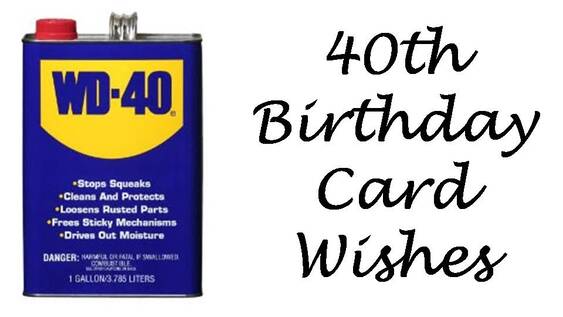 40th Birthday Messages: What to Write in a 40th Birthday Card - Wishes  Messages Sayings
